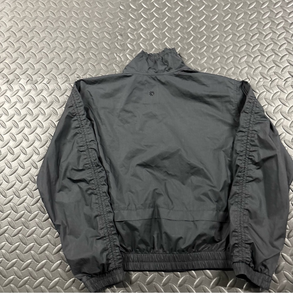 Athleta Girl Allison Felix Black Windbreaker Jacket Youth L 12 - Picture 7 of 12